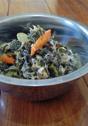 Foto resep Oblok Oblok Daun Singkong