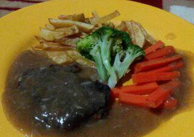 Steak daging (praktis)