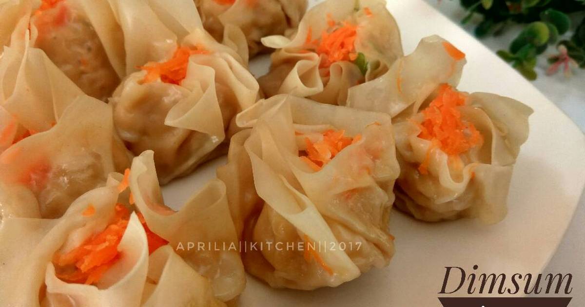 Resep Dimsum Siomay Ayam Udang Oleh Aprilia Kitchen Cookpad