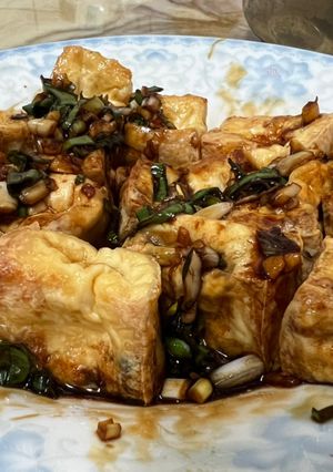 氣炸烤箱料理-酥炸豆腐 的食譜成品照片