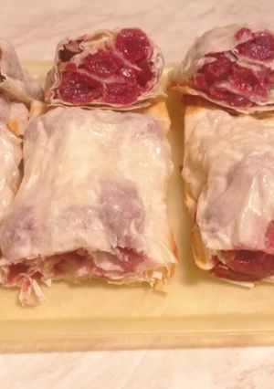 Meggyes rétes recept fotója