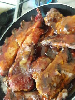 Una foto de Costillas bbq