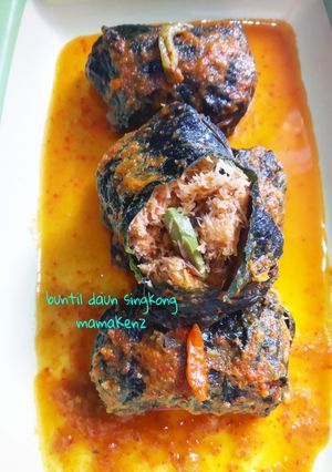 Foto resep Buntil daun singkong