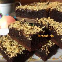 A picture of Brownies Coklat Moist.