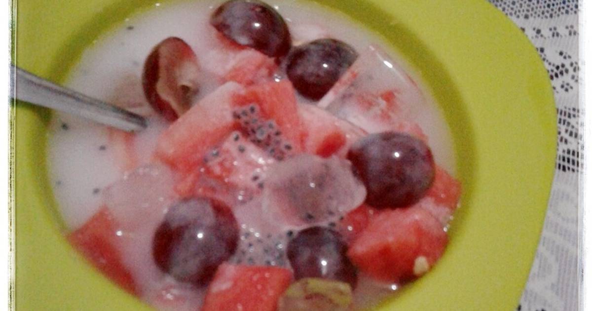 Resep Es Buah Semangka Oleh Amy Yuca Cookpad