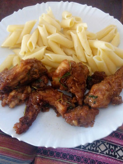 A picture of Honey soy chicken.