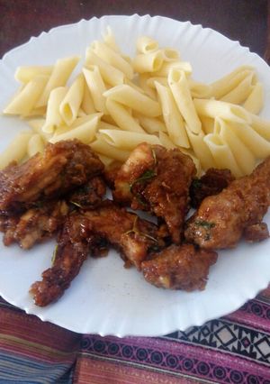 A picture of Honey soy chicken.