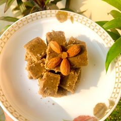 A picture of Singhara Burfi.