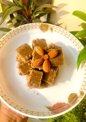 A picture of Singhara Burfi.