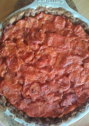 Sárgabarackos mascarponés sajttorta recept fotója