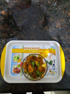 A picture of Fried Aloo Gobi.