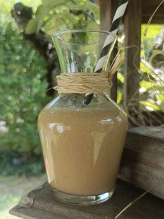 Une photo de 🌱 Smoothie Pêche Banane Pomme