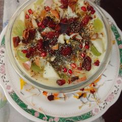 A picture of Fruit Custard.