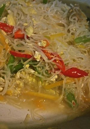 Foto resep Bihun kuah saos tiram