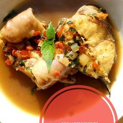 A picture of Catfish Peppersoup.