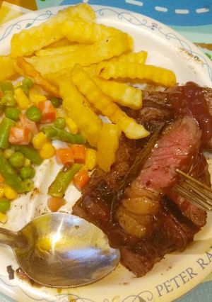 Foto resep Sirloin Steak (teflon)