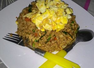 Foto resep nasi goreng gila ( nasi goreng trasi muantap ) 