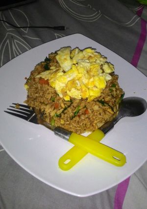 Foto resep nasi goreng gila ( nasi goreng trasi muantap ) 