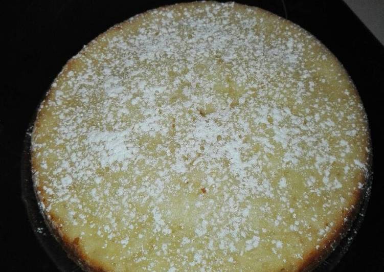 Bizcocho de leche condensada y manzana