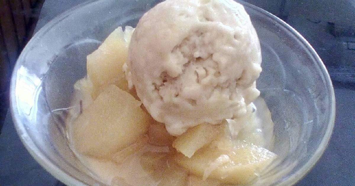 Manzana o Pera con helado de banana light ideal para diabéticos Receta de  PAC - Cookpad
