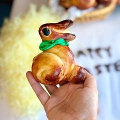 A picture of Easter bunny Bread.