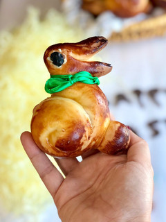 A picture of Easter bunny Bread.