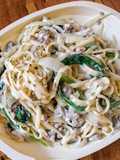 Fettucini horenso creamy