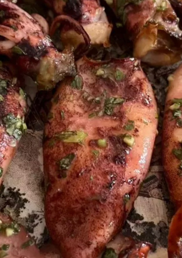 Una foto de Chipirones airfryer