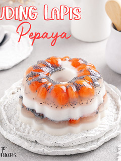 Foto resep Puding Lapis Pepaya