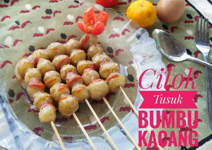 Resep Cilok Tusuk Bumbu Kacang Oleh Senjayanii Cookpad