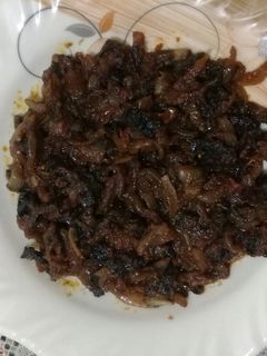 A picture of Fried bitter gourd.