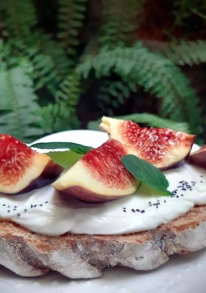 Une photo de Bruschetta sucrée ❤