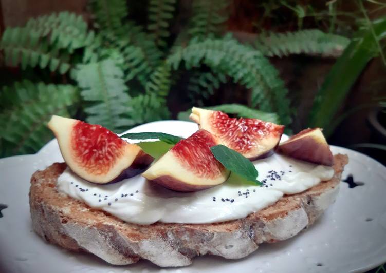 Bruschetta sucrée ❤