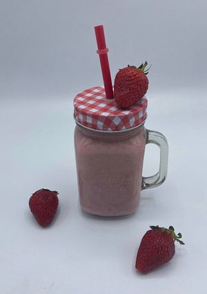 Une photo de Milkshake aux Fraises et Framboises