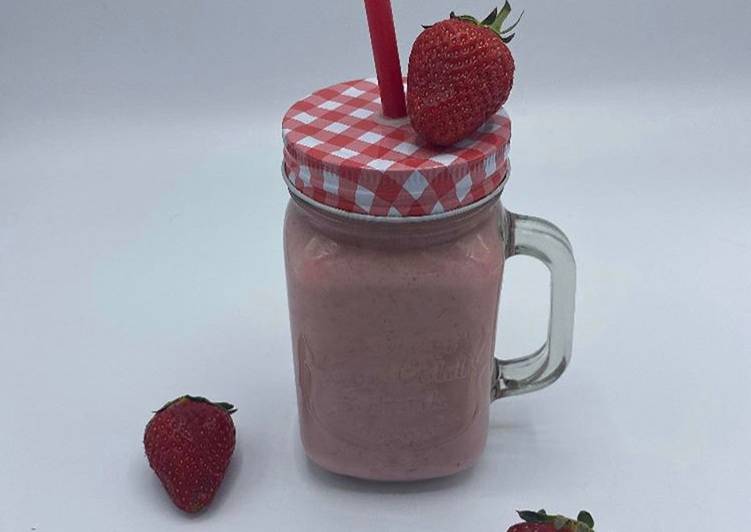 Recipe: Yummy Milkshake aux Fraises et Framboises