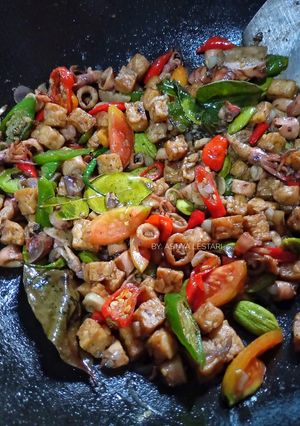 Foto resep Oseng Tempe Cumi Pete
