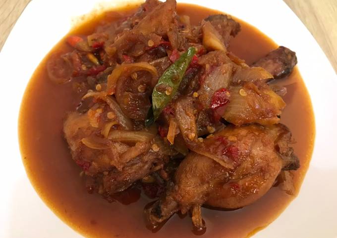 Ayam kecap pedas manis