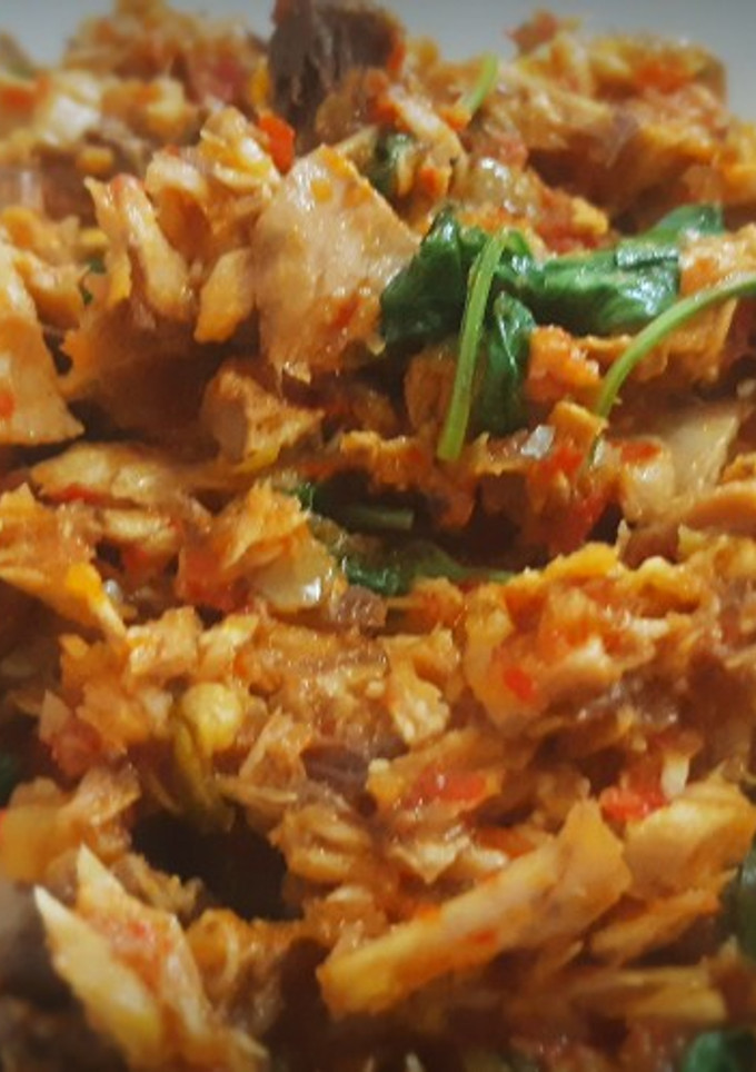 Foto resep Tongkol Suwir Kemangi Pedas