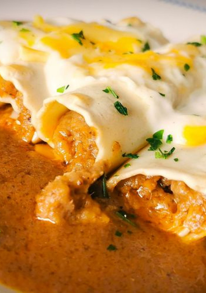 Una foto de Canelones de Rabo de Ternera