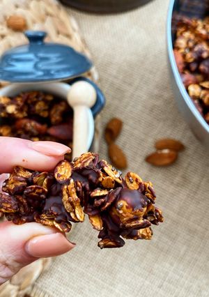 Une photo de Granola maison au chocolat