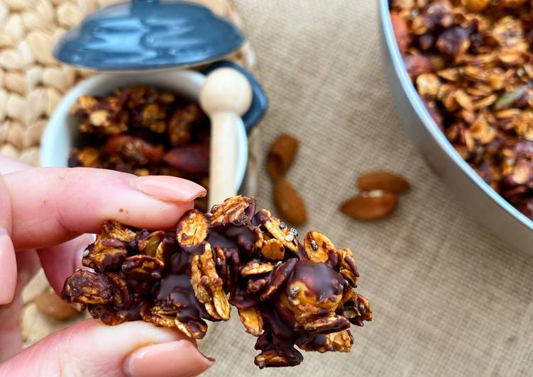 Nos 11 Meilleures Recettes de Granola maison au chocolat