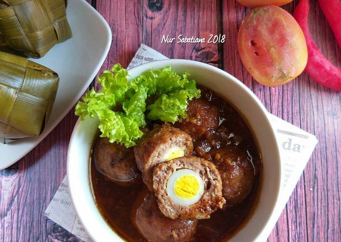 Semur Galantin Isi Telur Puyuh