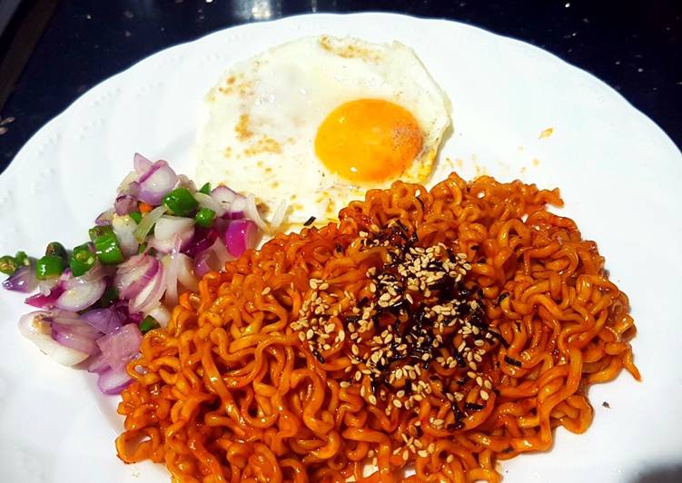 Cara Gampang mengolah Samyang Sambal Matah, Menggugah Selera