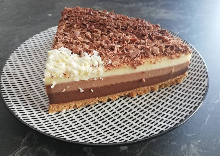 Easiest Way to Make Any-night-of-the-week Tarta de 3 chocolates light - baja en azúcar y base integral