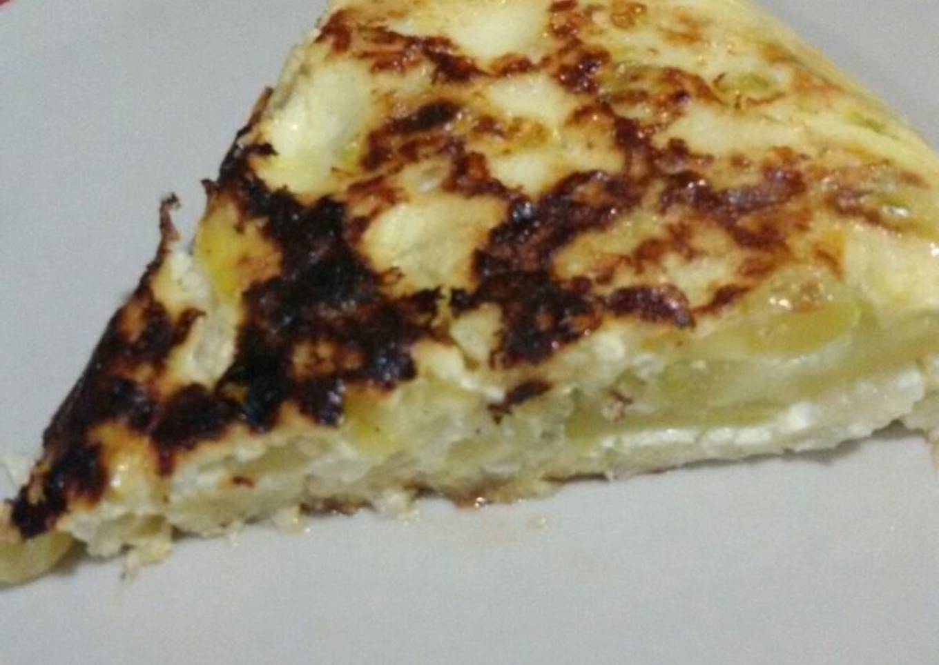 Tortilla de calabacín con thermomix