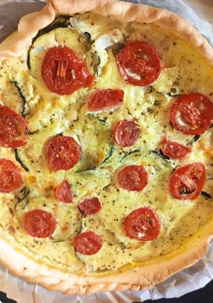 Une photo de Tarte à la courgette