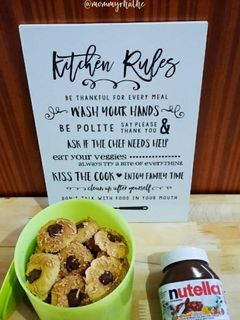 Foto resep Crunchy Nutella Cheese Thumbprint Cookies