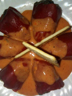 Una foto de Pimientos del Piquillo Rellenos