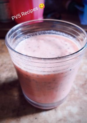 A picture of Watermelon milkshake.