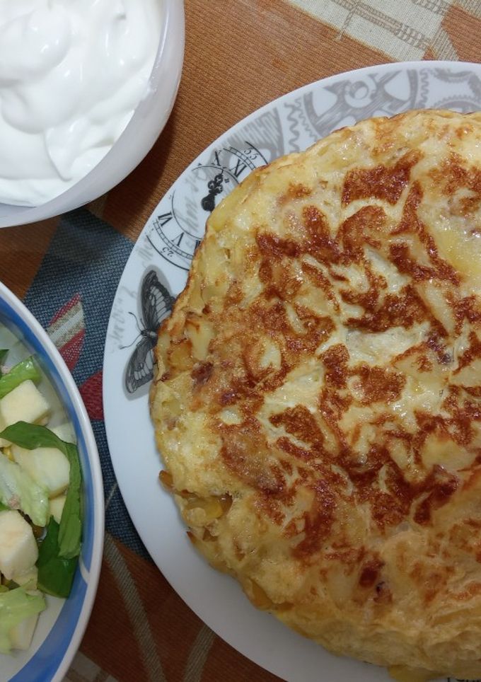 Una foto de Tortilla de patatas tradicional